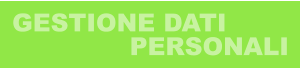 GESTIONE DATI PERSONALI